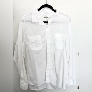 Guideboat Company White Button Down Shirt Preppy Outdoor Classic XL